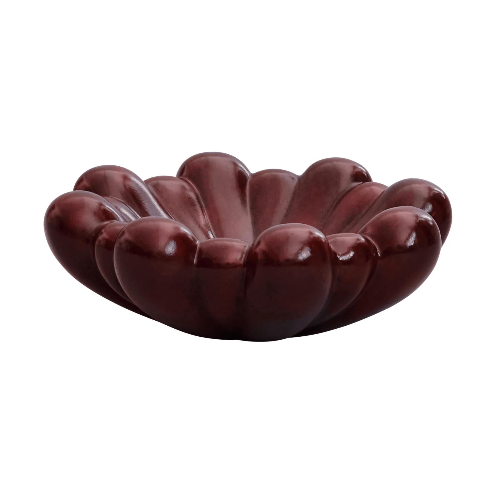 Miska medio Bloom Tray Ø28,5 cm, Maroon 101 Copenhagen
