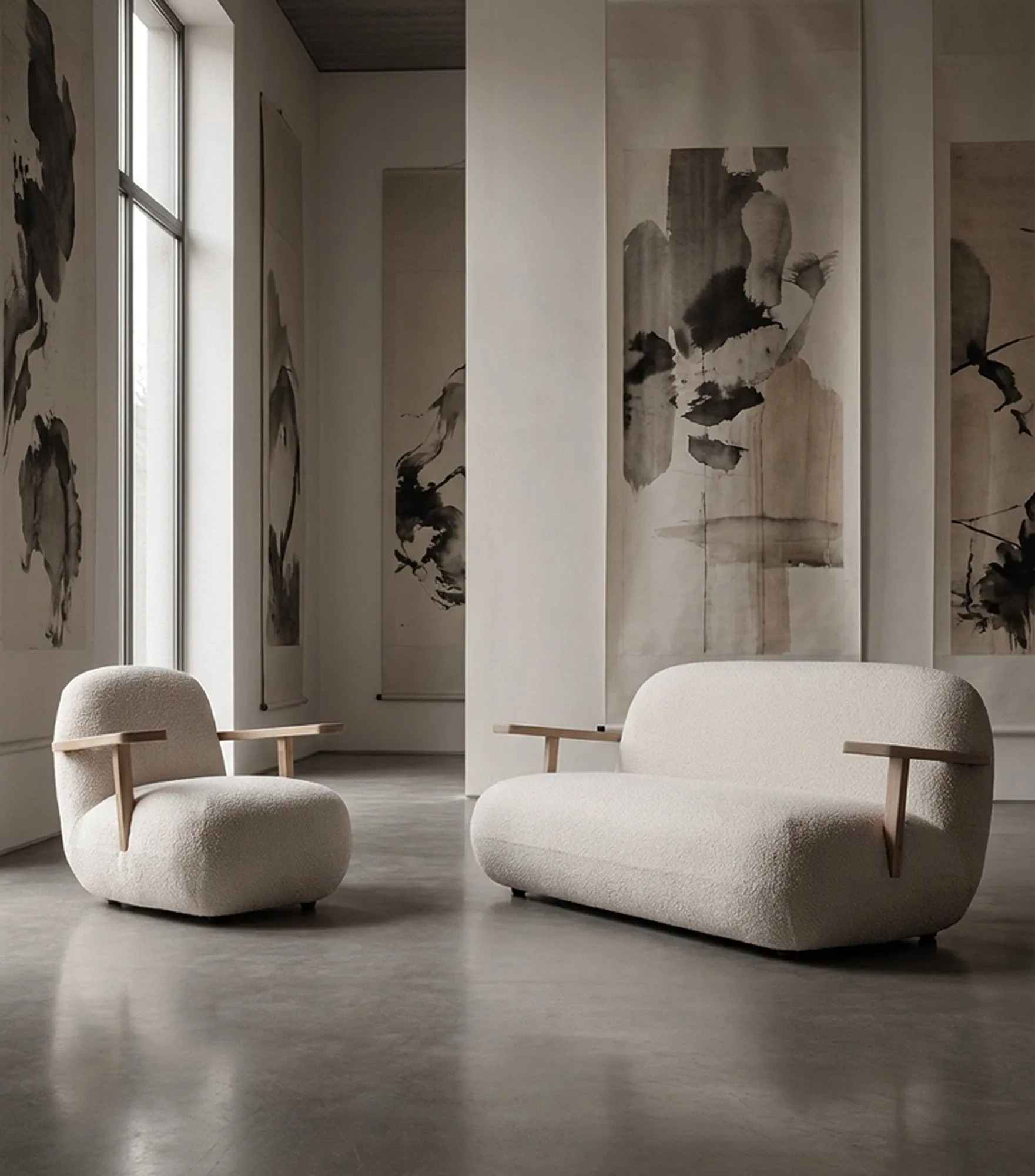 Sofa Toe, Natural oak-off white 101 Copenhagen
