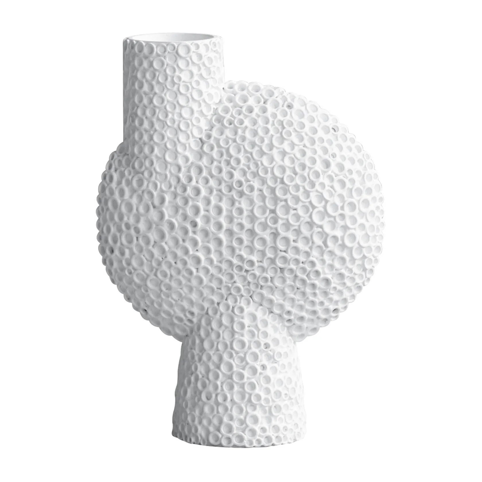 Sphere wazon Bubl Shisen medio 25,5 cm, Bone White 101 Copenhagen