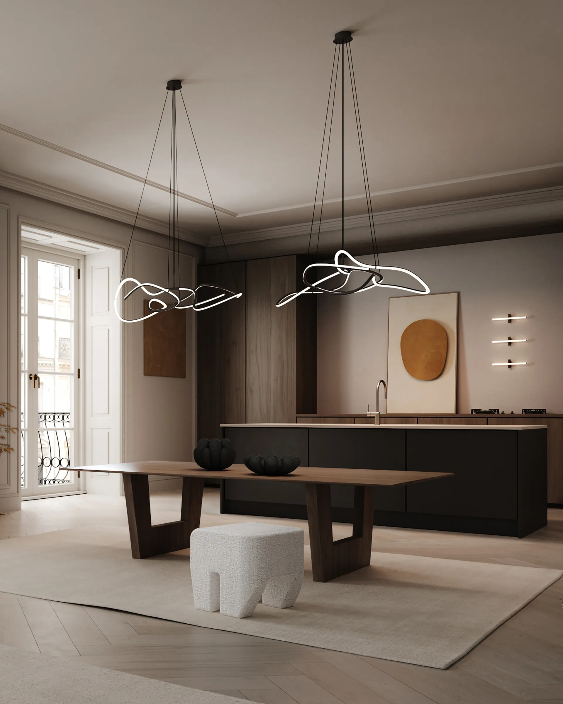 Stołek Sculpt , Off white 101 Copenhagen