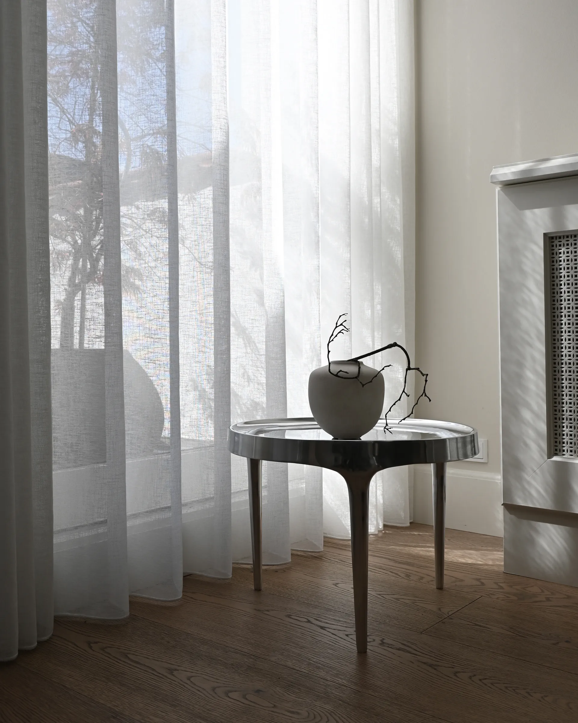 Stolik boczny Phantom, Chrome tall 101 Copenhagen