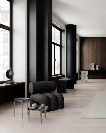 Stolik boczny Phantom - Chrome tall - 101 Copenhagen