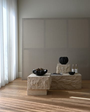 Stolik boczny Temple low 42x40 cm - Chrome-limestone - 101 Copenhagen