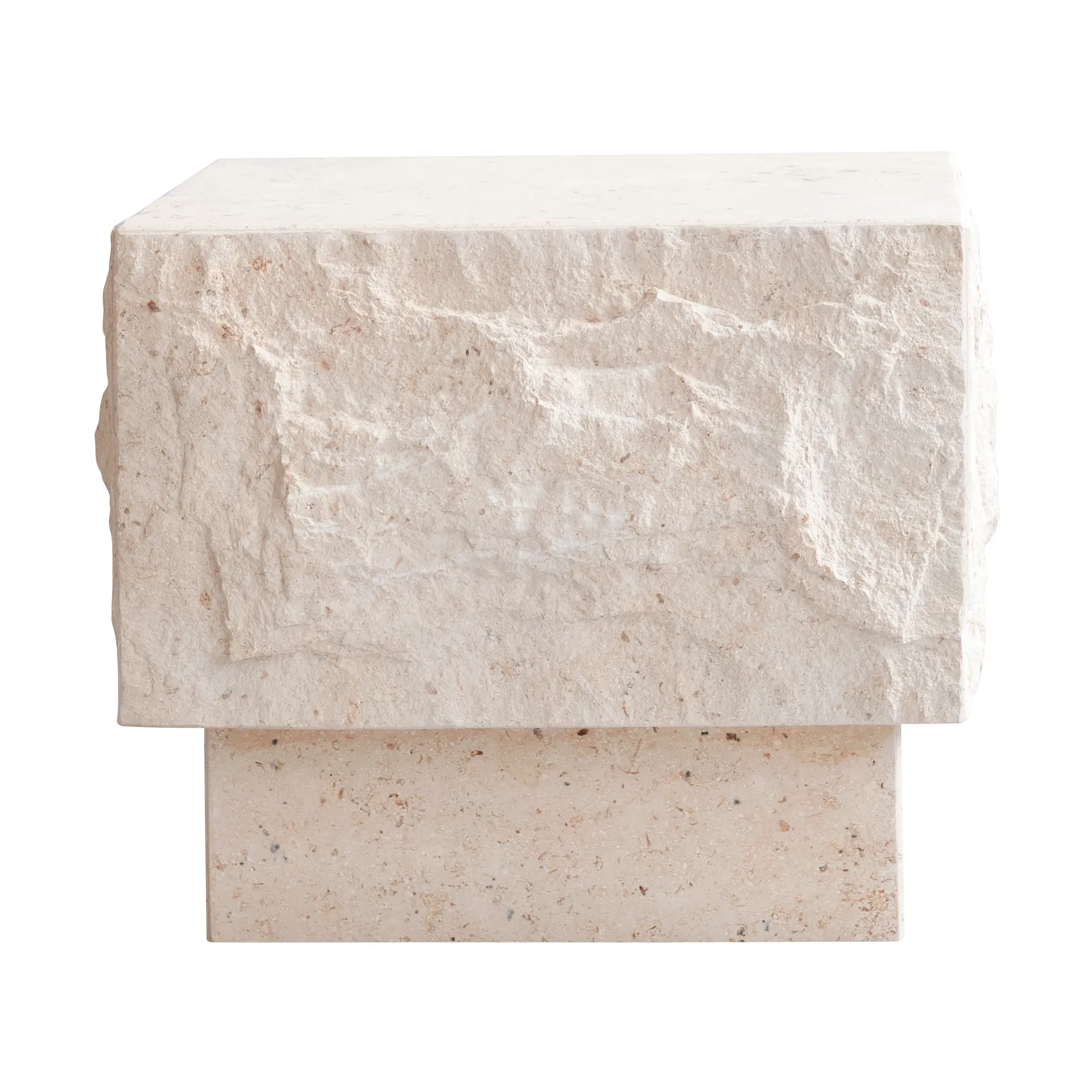 Stolik boczny Temple low 42x40 cm, Limestone 101 Copenhagen