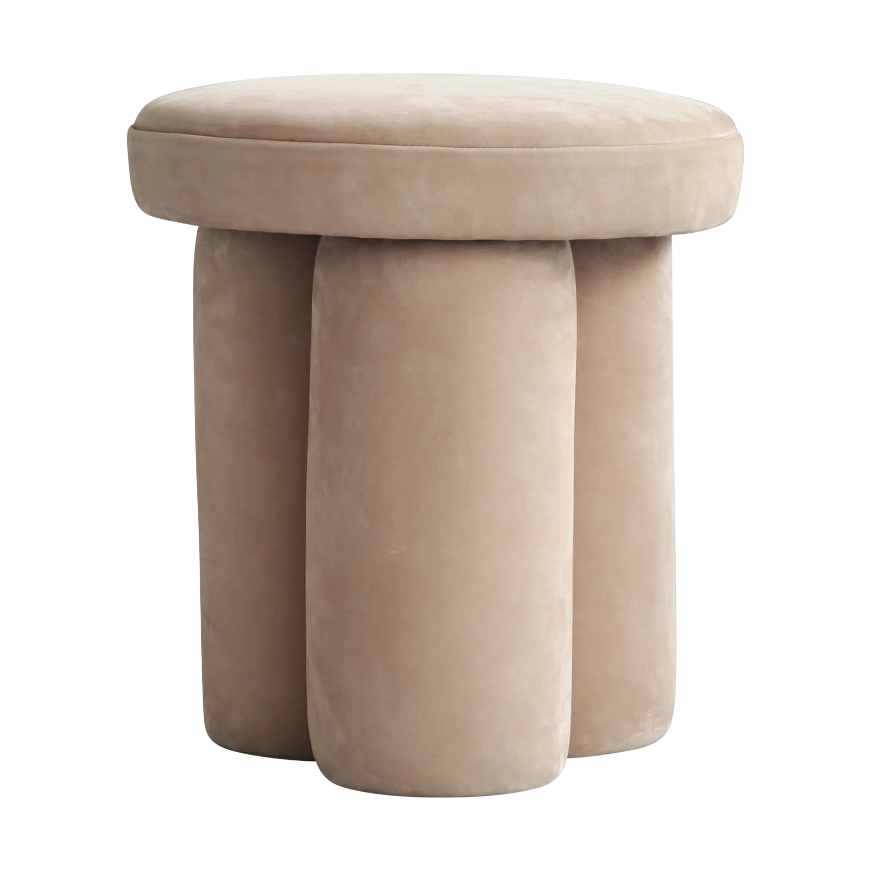 Taboret Big Foot Ø38x43 cm, Nubuck 101 Copenhagen