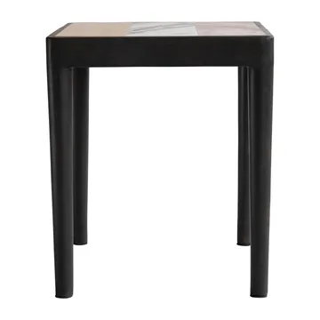 Tairu stolik 38x38 cm striped - Peach-Calacatta-Yellow - 101 Copenhagen