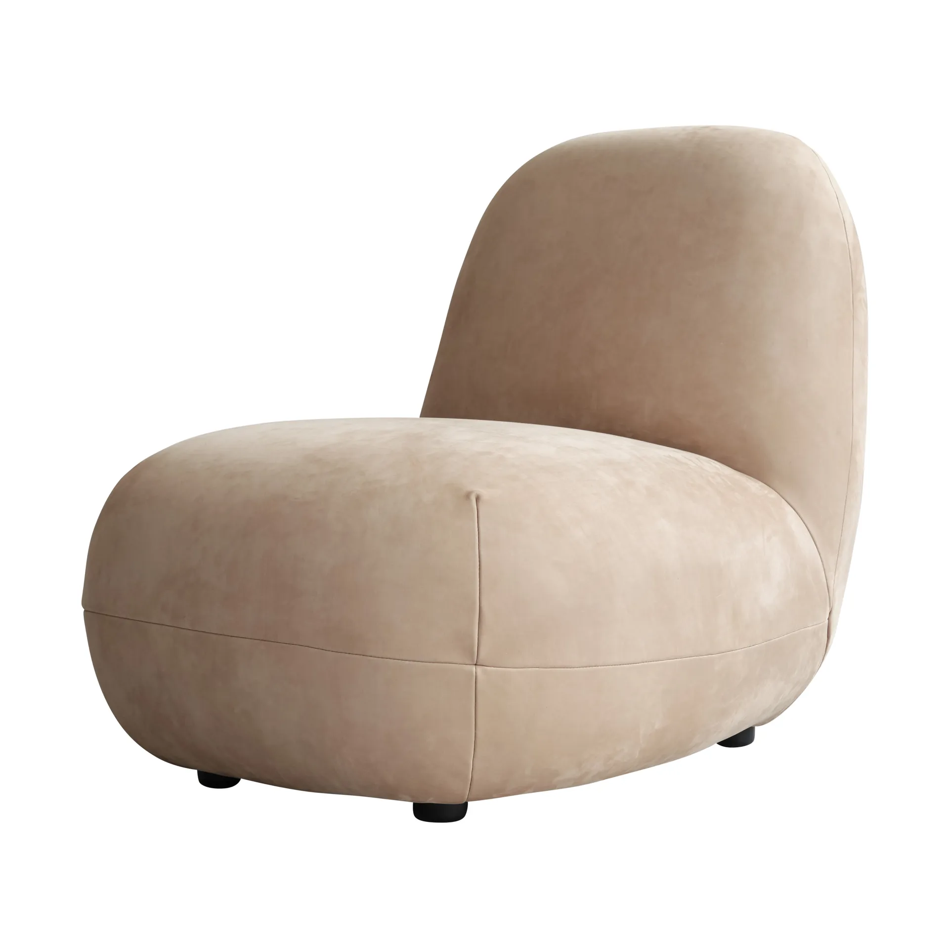 Toe Chair Flat fotel 92x75 cm, Nubuck 101 Copenhagen