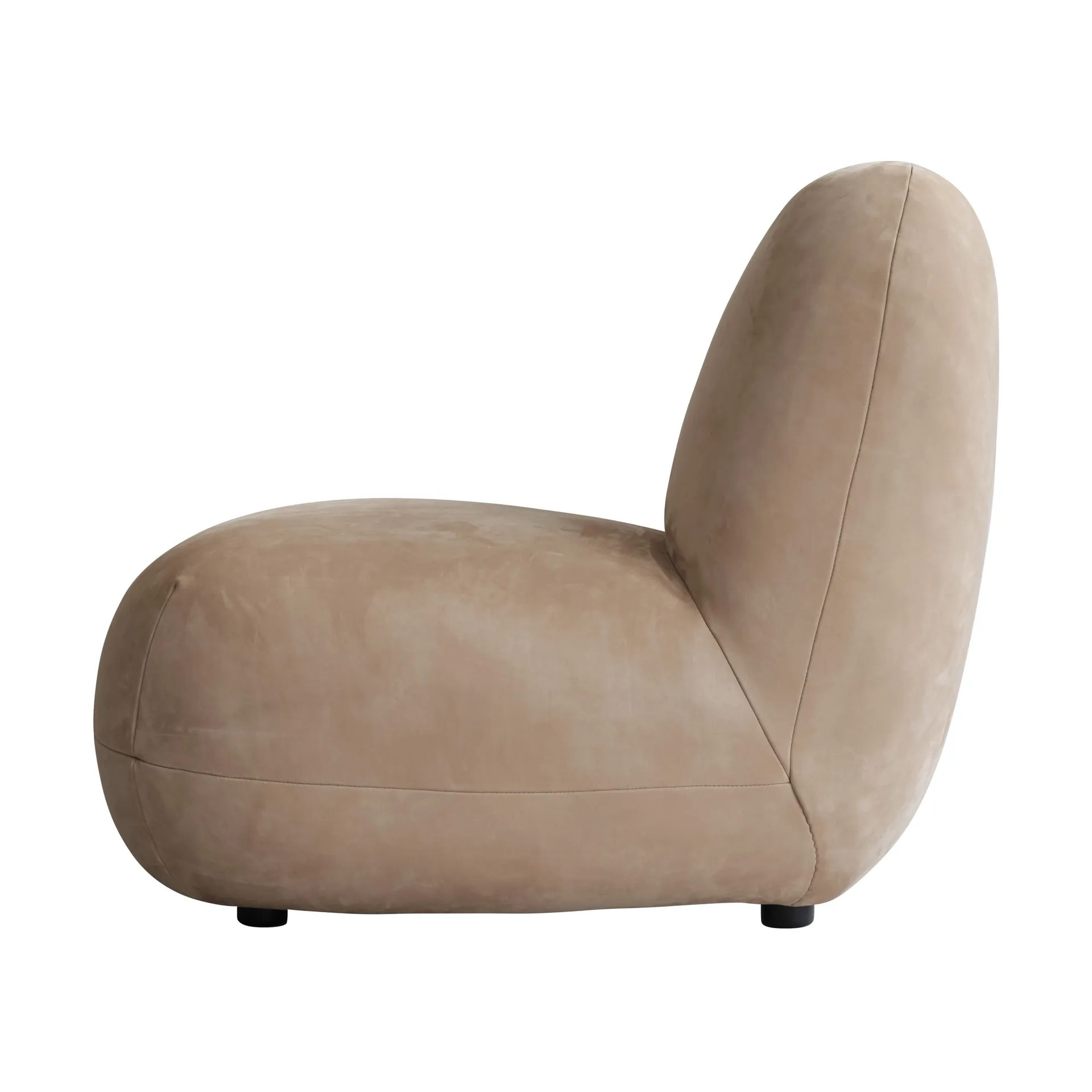 Toe Chair Flat fotel 92x75 cm, Nubuck 101 Copenhagen
