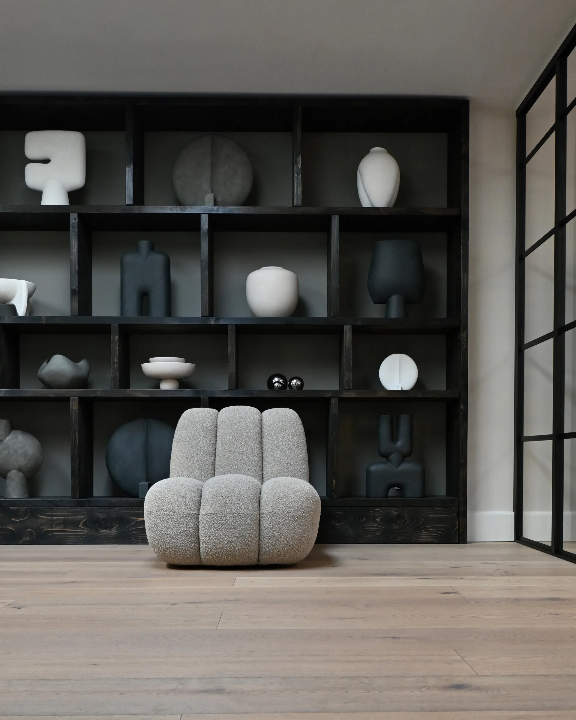 Toe fotel bouclé, Smoked sand 101 Copenhagen