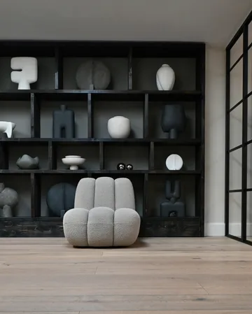 Toe fotel bouclé - Smoked sand - 101 Copenhagen