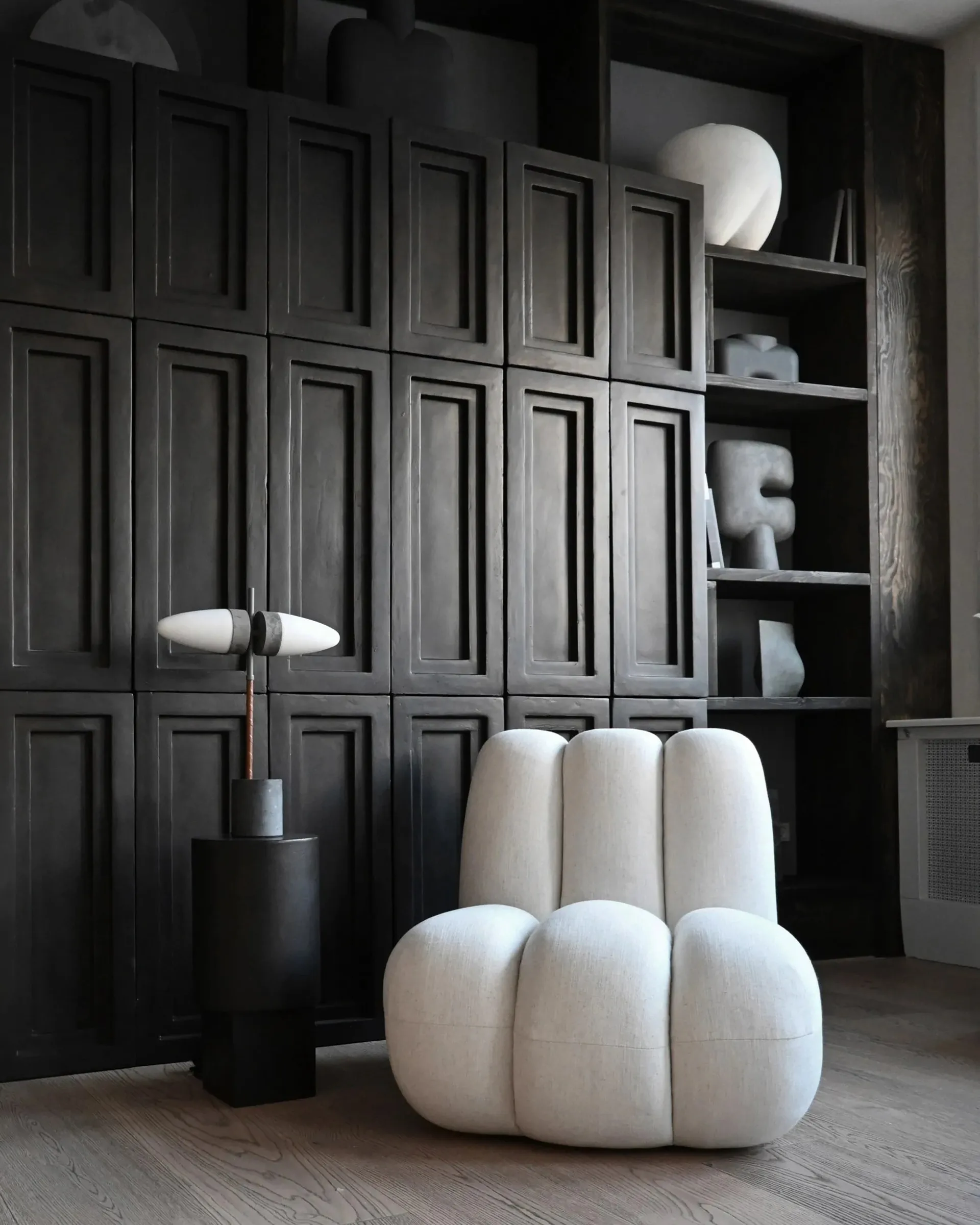 Toe fotel linne, White chalk 101 Copenhagen