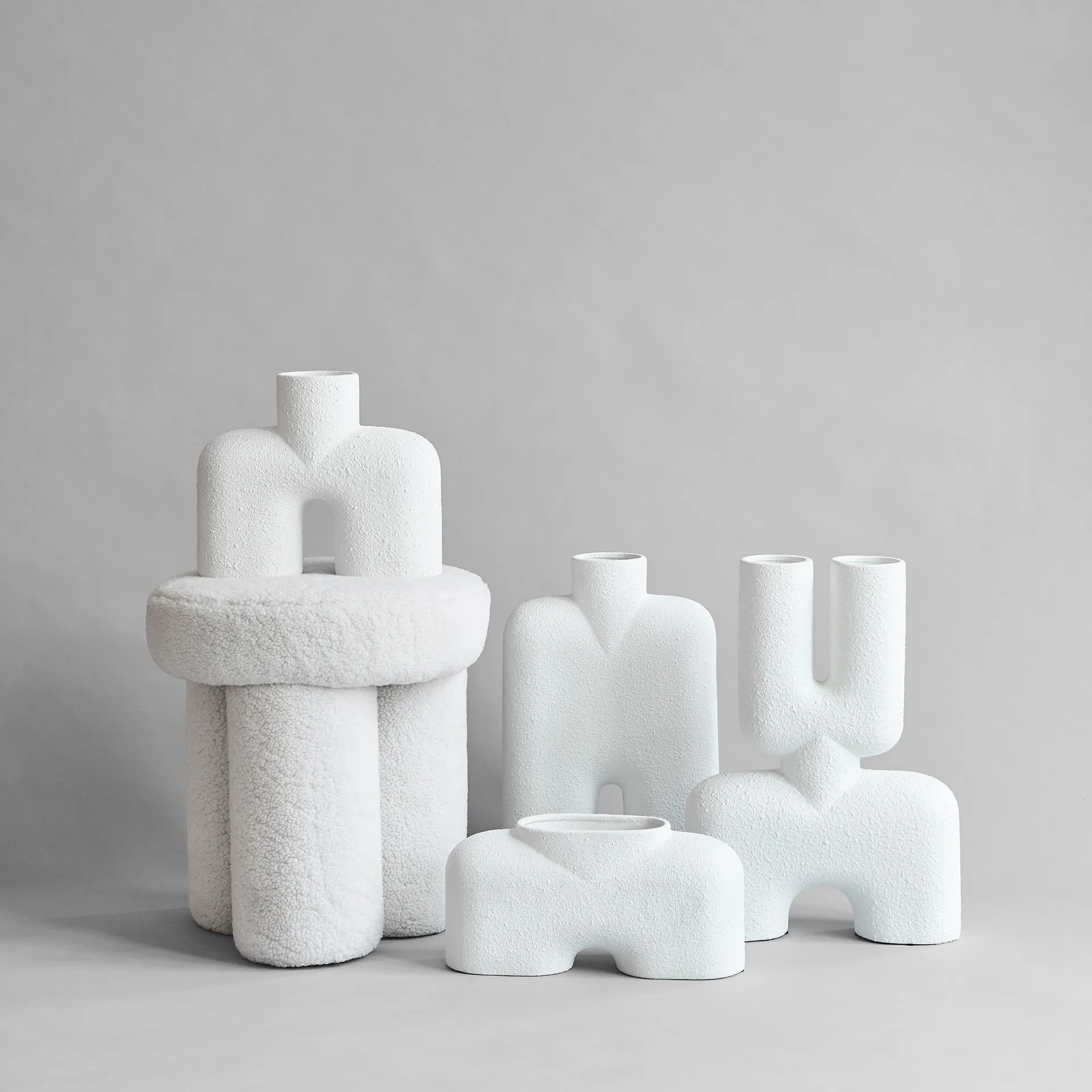 Wazon Cobra Double Medio 34x47 cm, Bubble White  101 Copenhagen