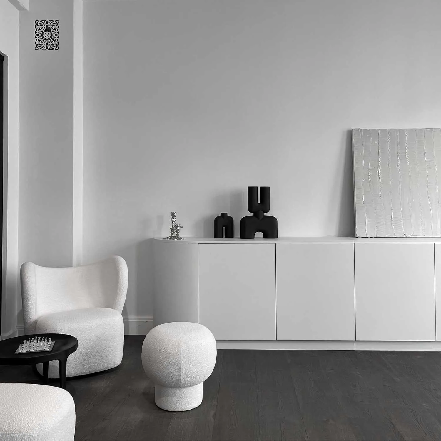 Wazon Cobra Double Medio 34x47 cm, Czarny 101 Copenhagen