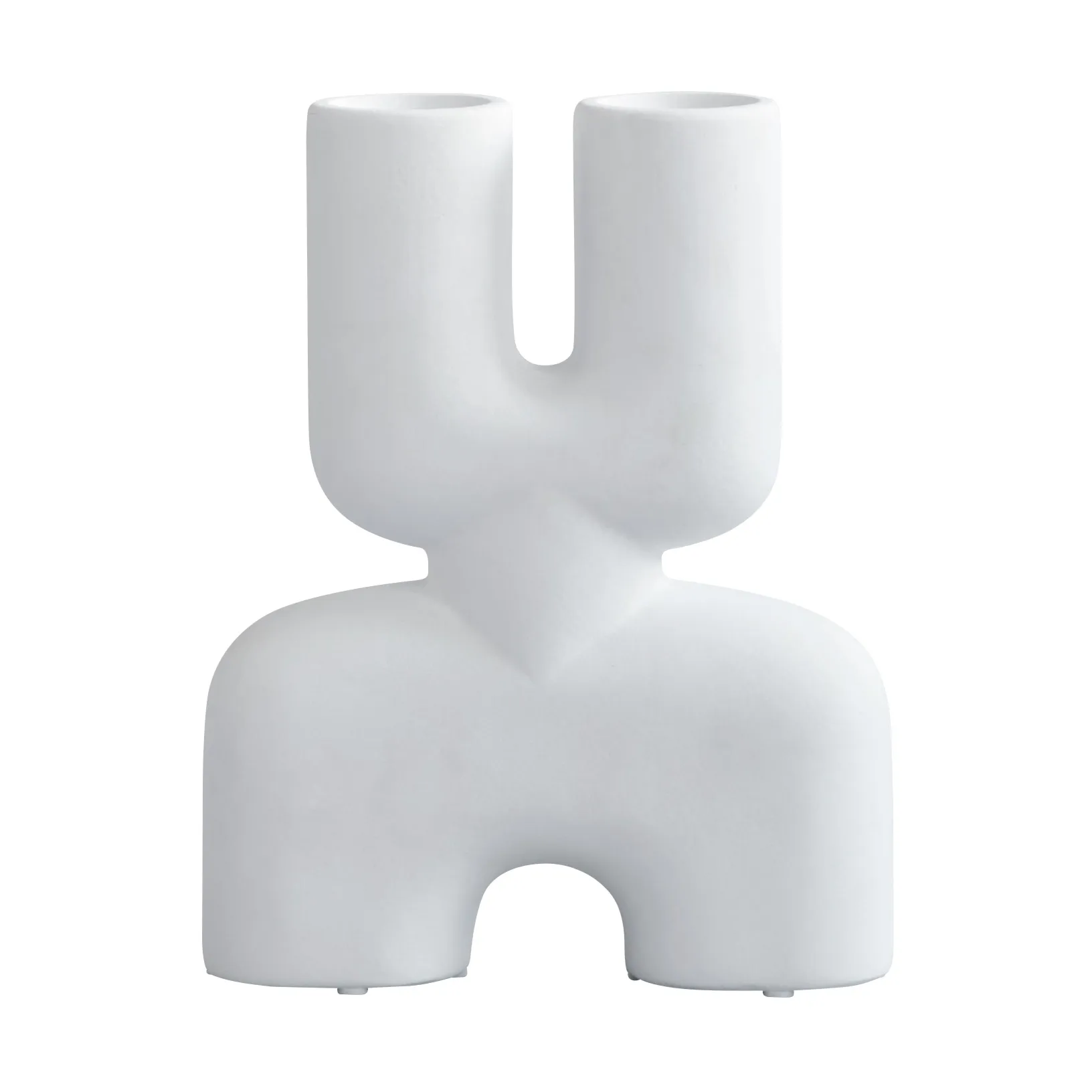 Wazon Cobra Double mini 28x22 cm, Bone white 101 Copenhagen