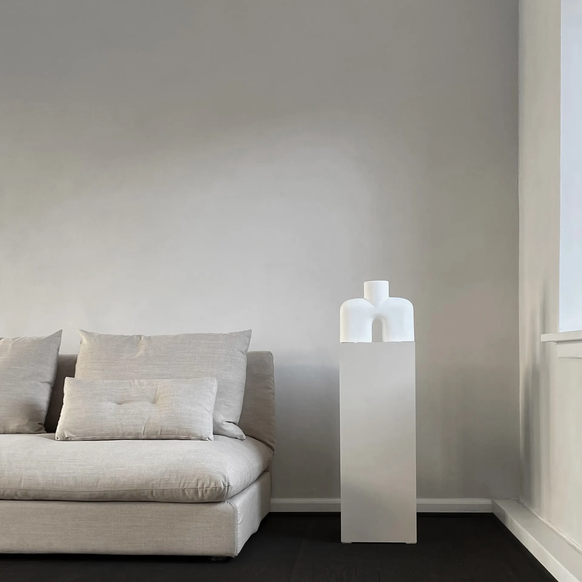 Wazon Cobra Uno Medio, Bubble White  101 Copenhagen