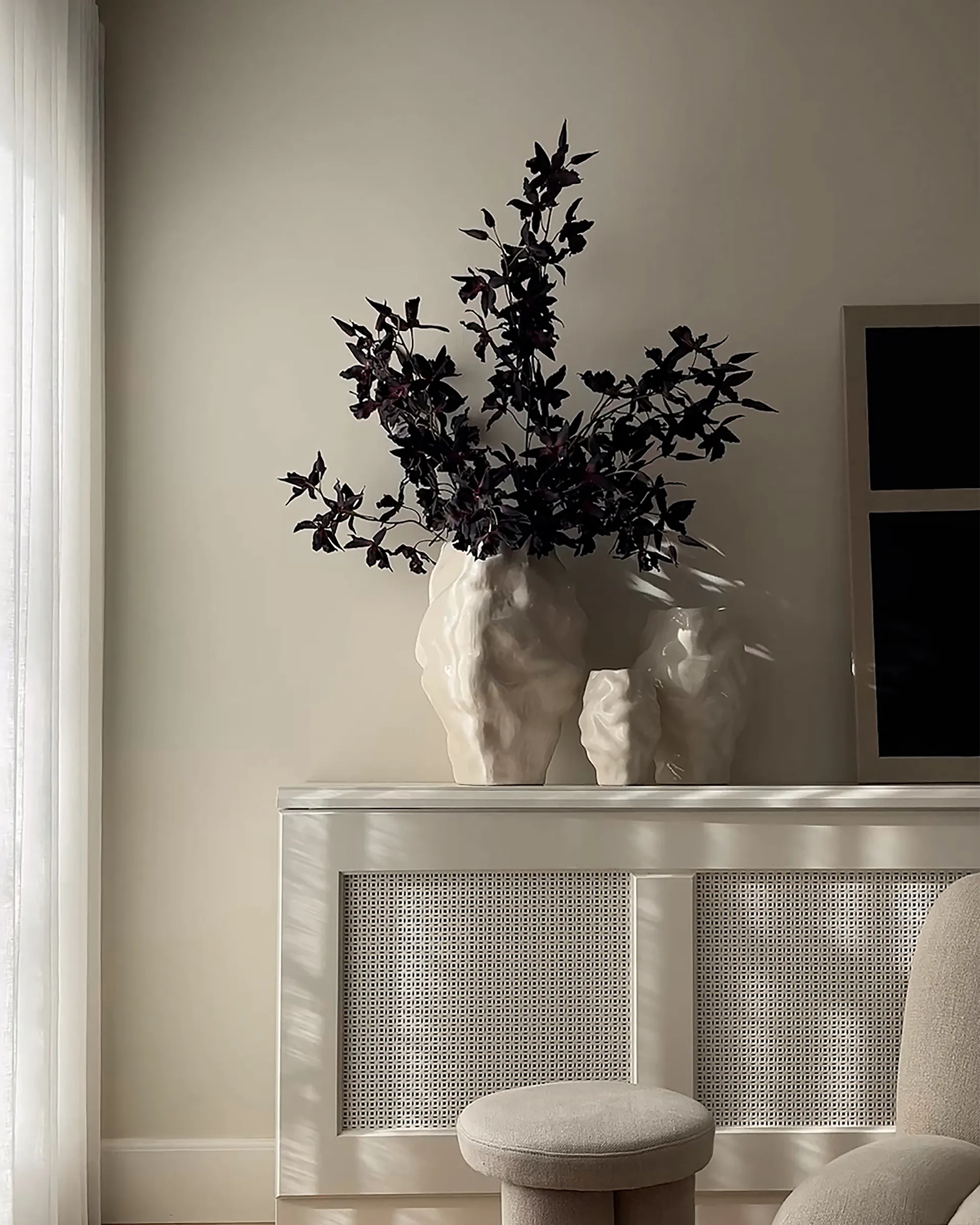 Wazon Katachi Medio, Brzoza o wysokim połysku 101 Copenhagen