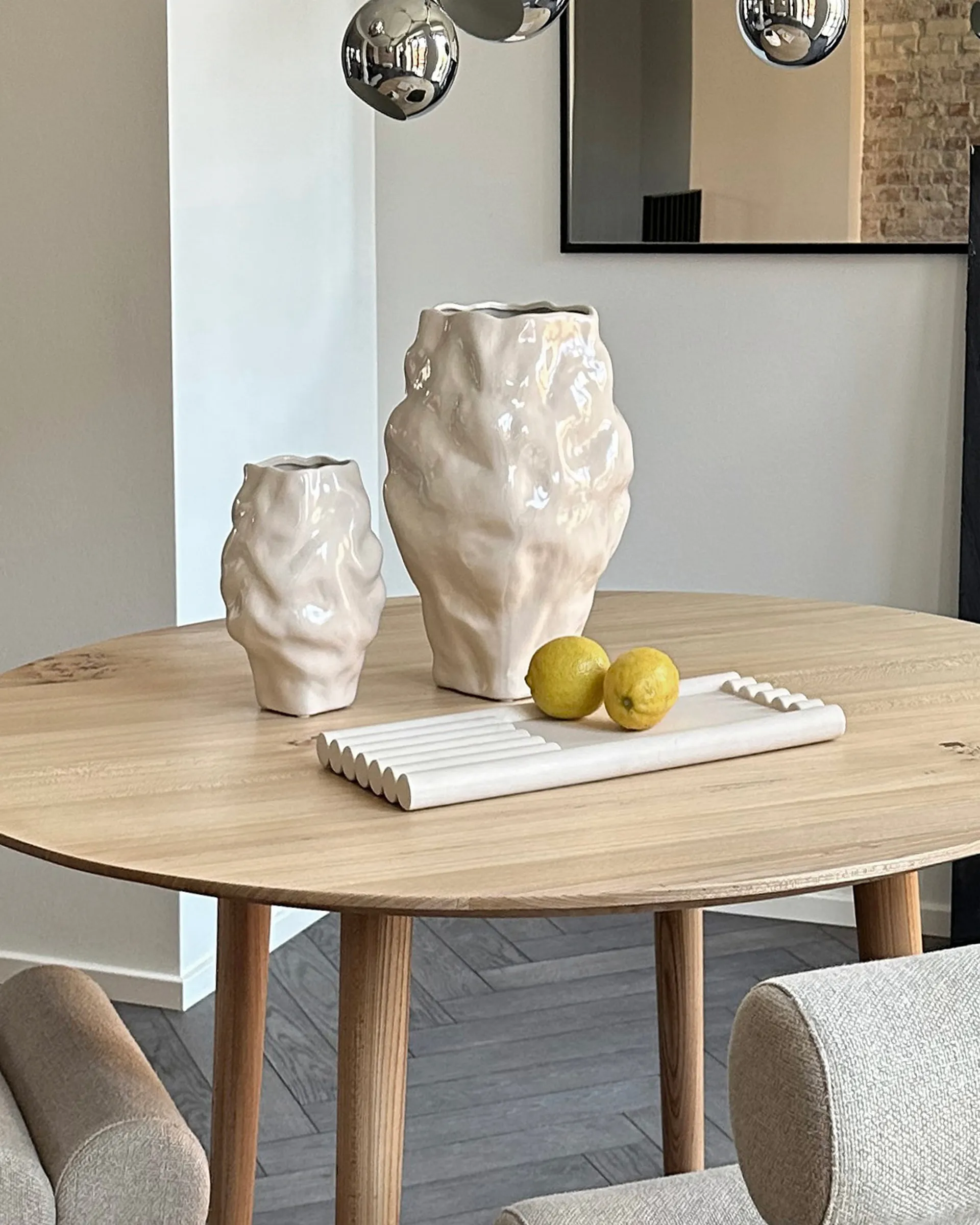 Wazon Katachi Medio, Brzoza o wysokim połysku 101 Copenhagen