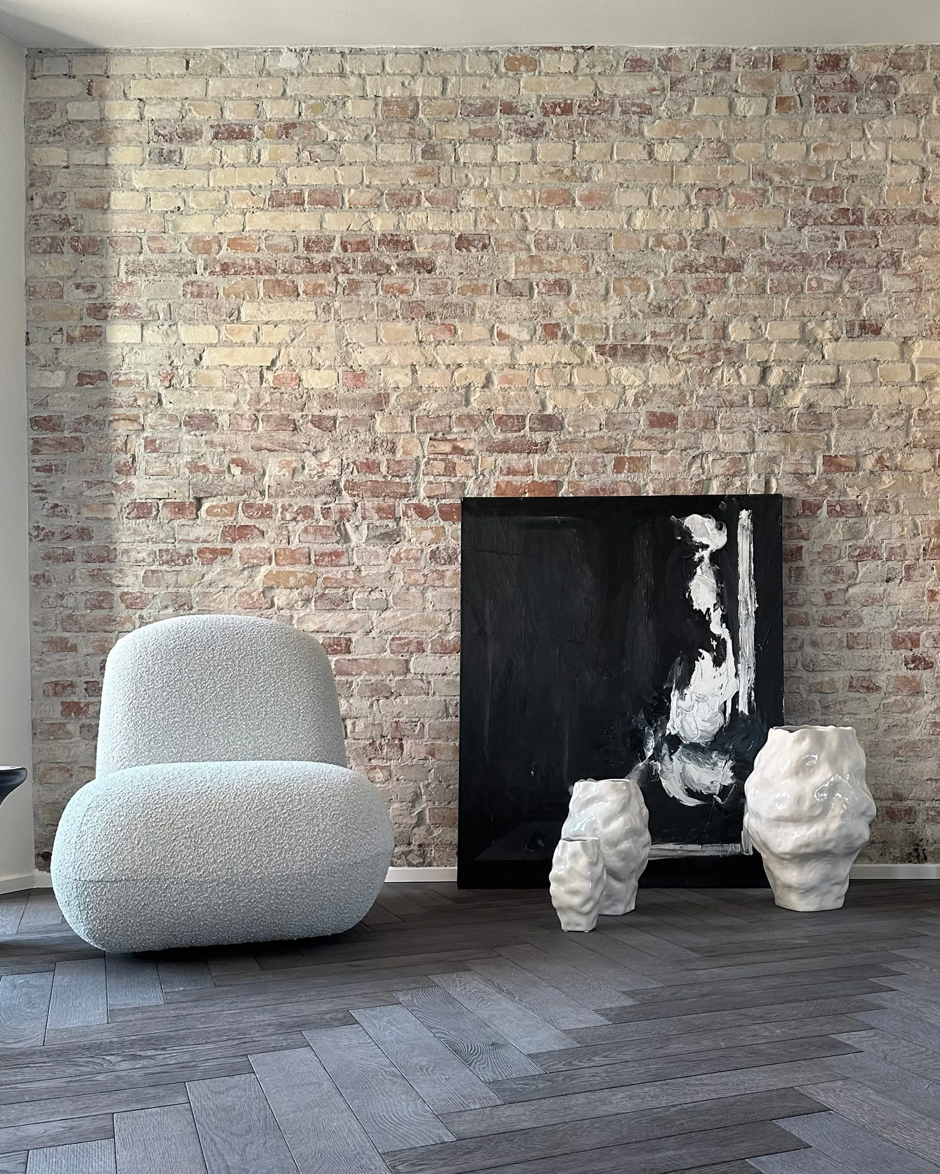 Wazon Katachi Medio, Brzoza o wysokim połysku 101 Copenhagen