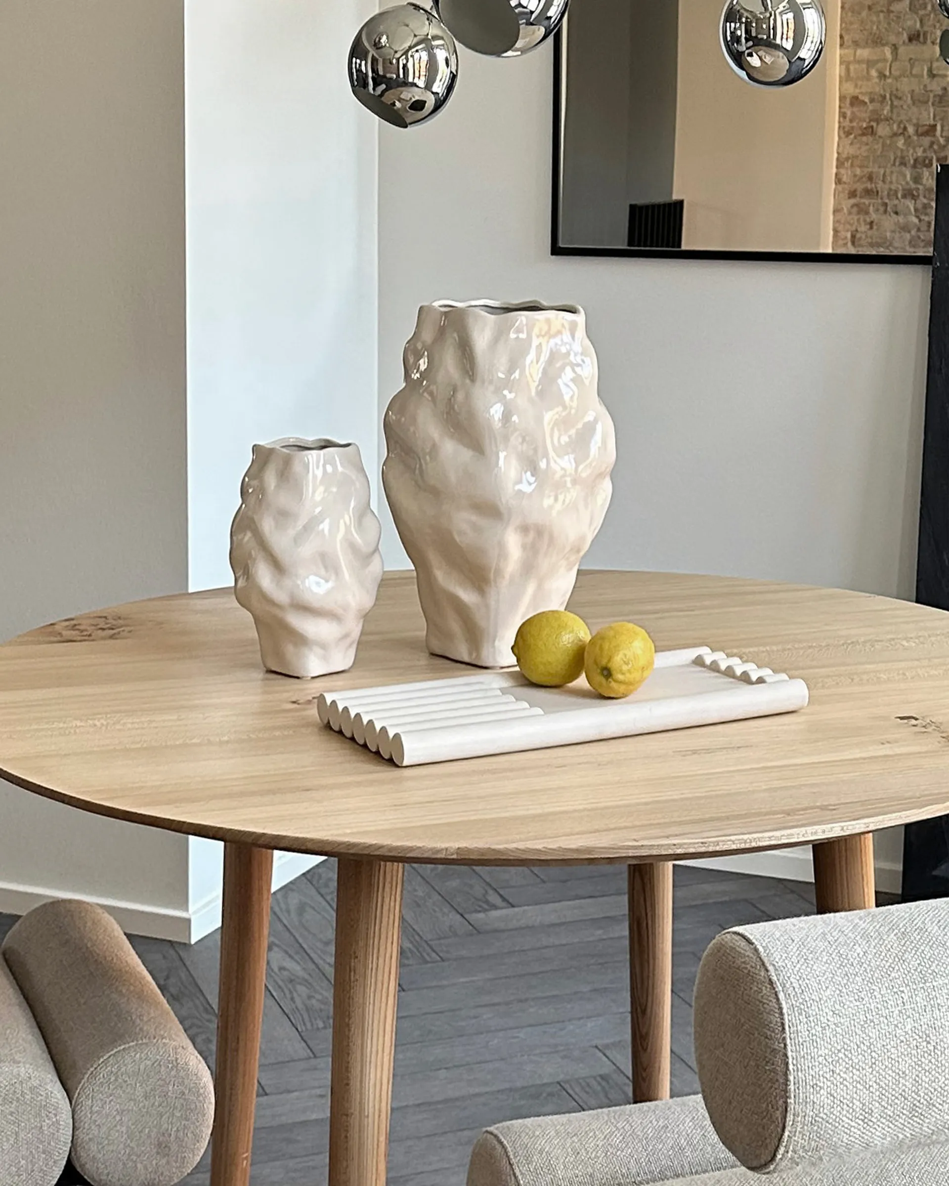 Wazon Katachi Mini, Brzoza o wysokim połysku 101 Copenhagen