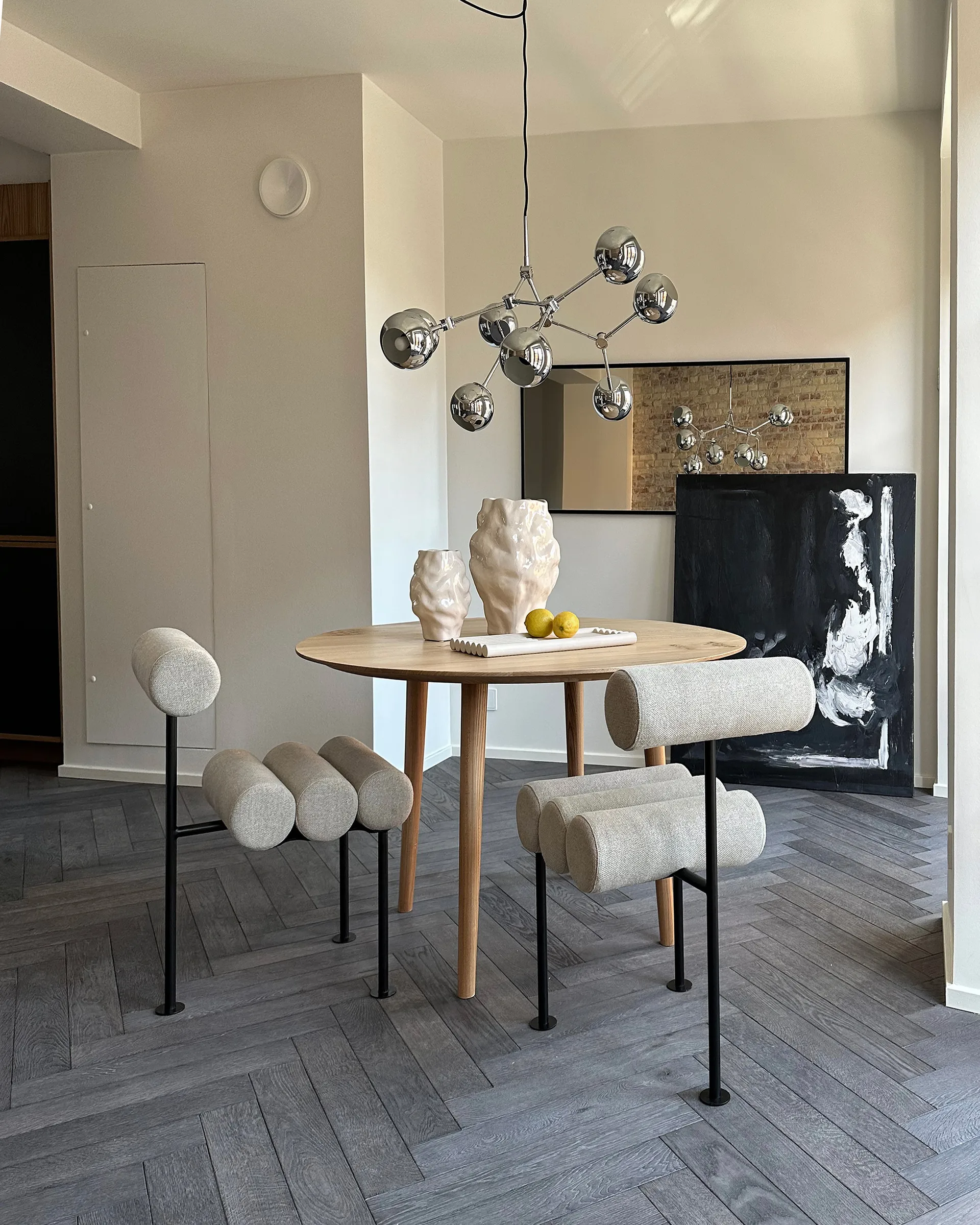 Wazon Katachi Mini, Brzoza o wysokim połysku 101 Copenhagen