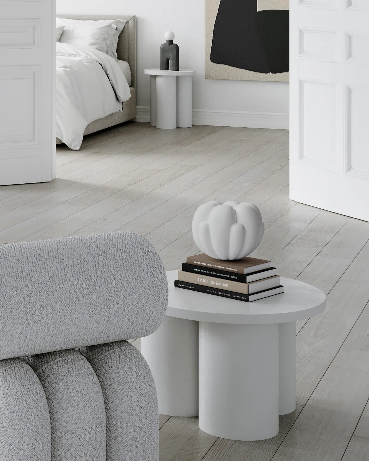 Wazon petit Bloom 22,5x24 cm, Bone white 101 Copenhagen