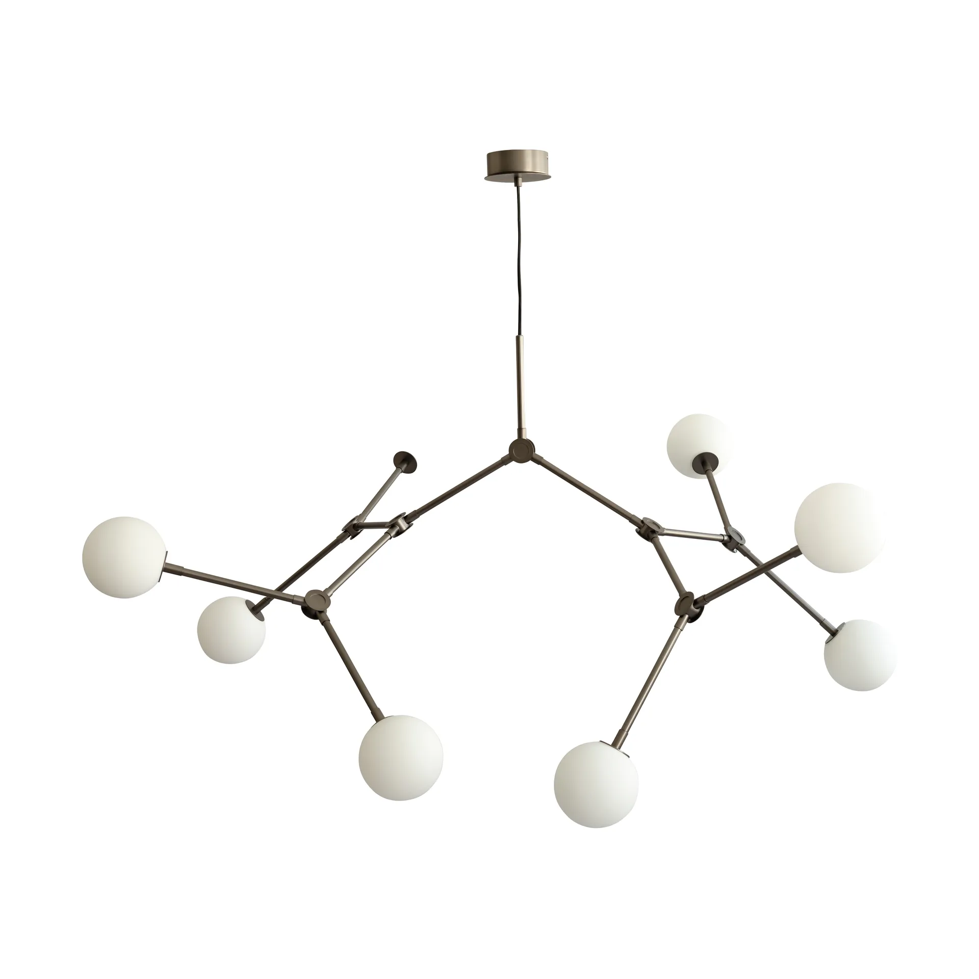 Żyrandol  Drop Chandelier Bulp grande, Grey 101 Copenhagen