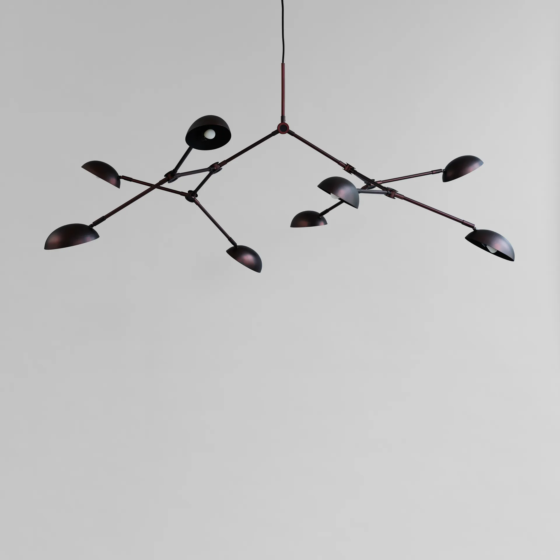 Żyrandol Drop Chandelier, Burned black 101 Copenhagen
