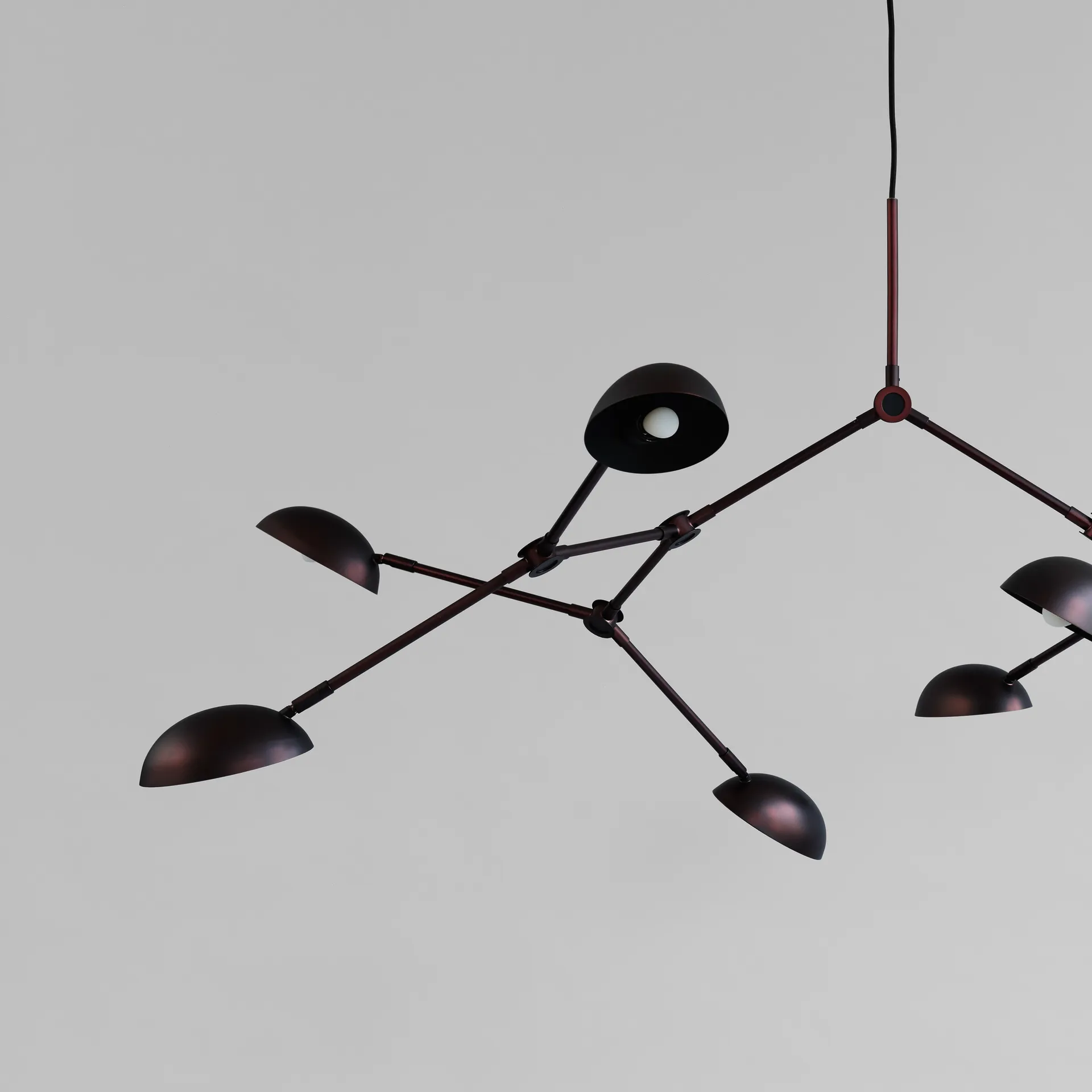 Żyrandol Drop Chandelier, Burned black 101 Copenhagen
