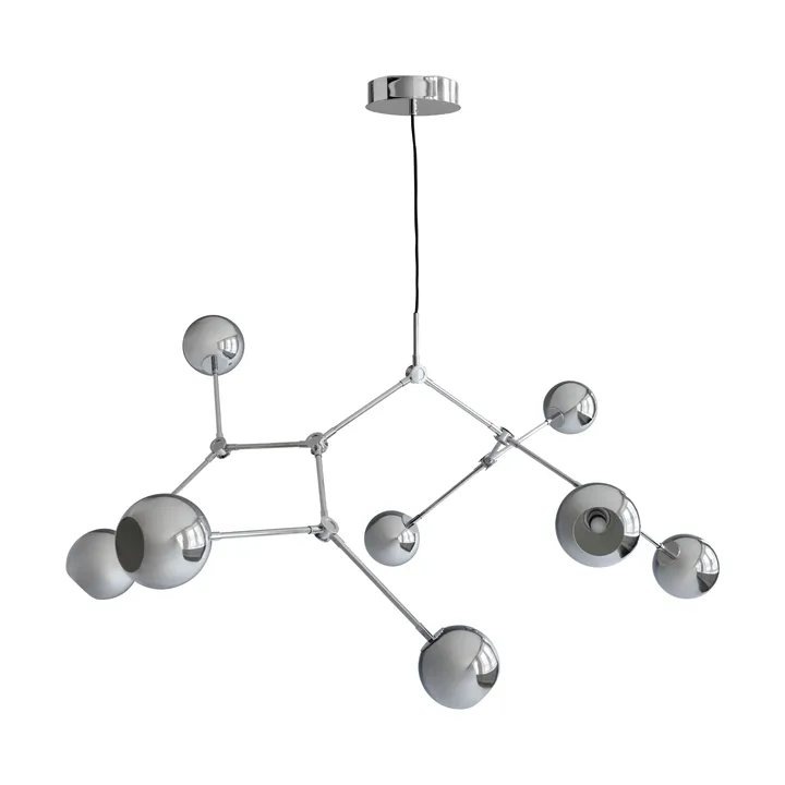 Żyrandol Drop Chandelier Globe - Chrome - 101 Copenhagen