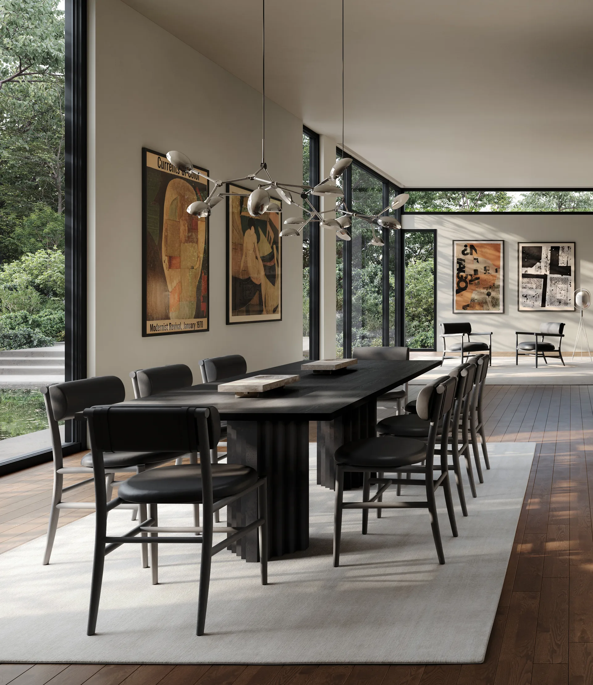 Żyrandol mini Drop Chandelier, Chrome 101 Copenhagen