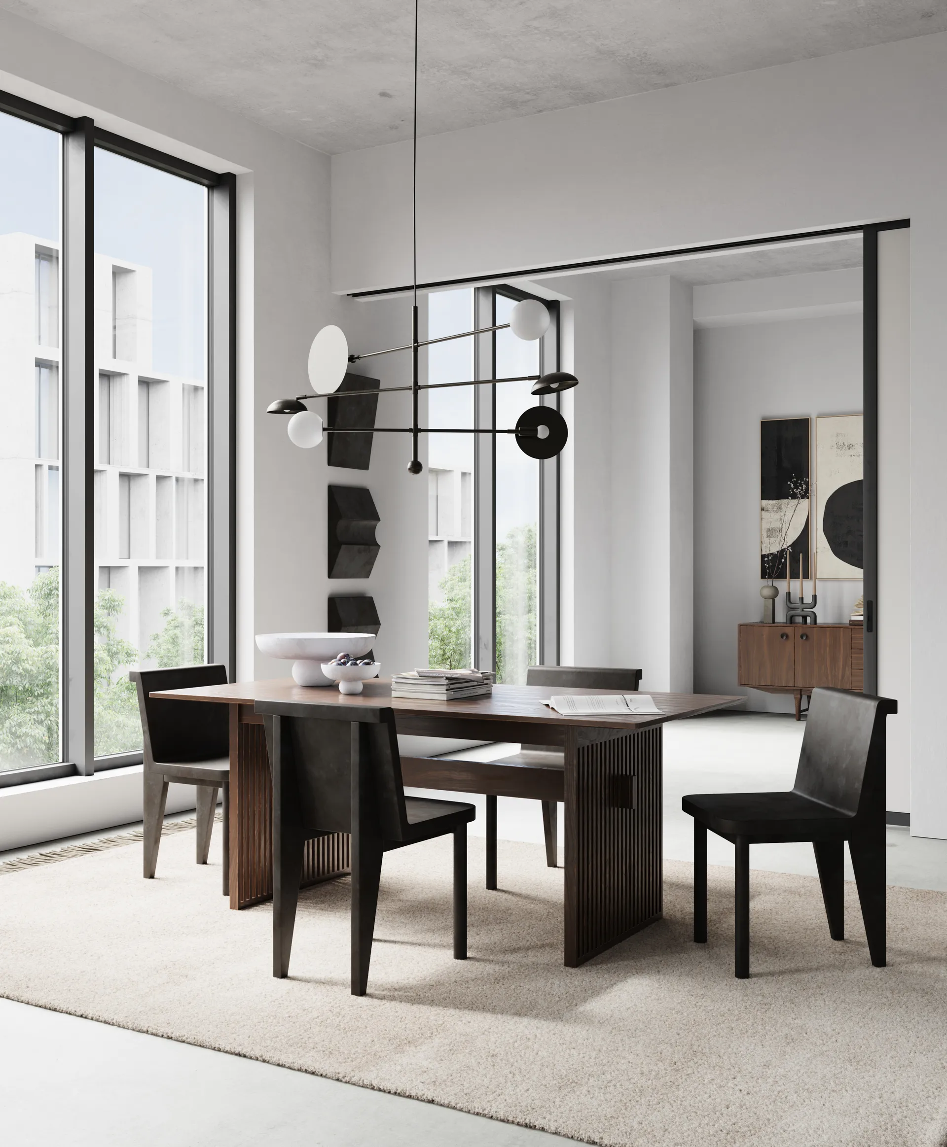 Żyrandol Sahn 58x125 cm, Bronze 101 Copenhagen