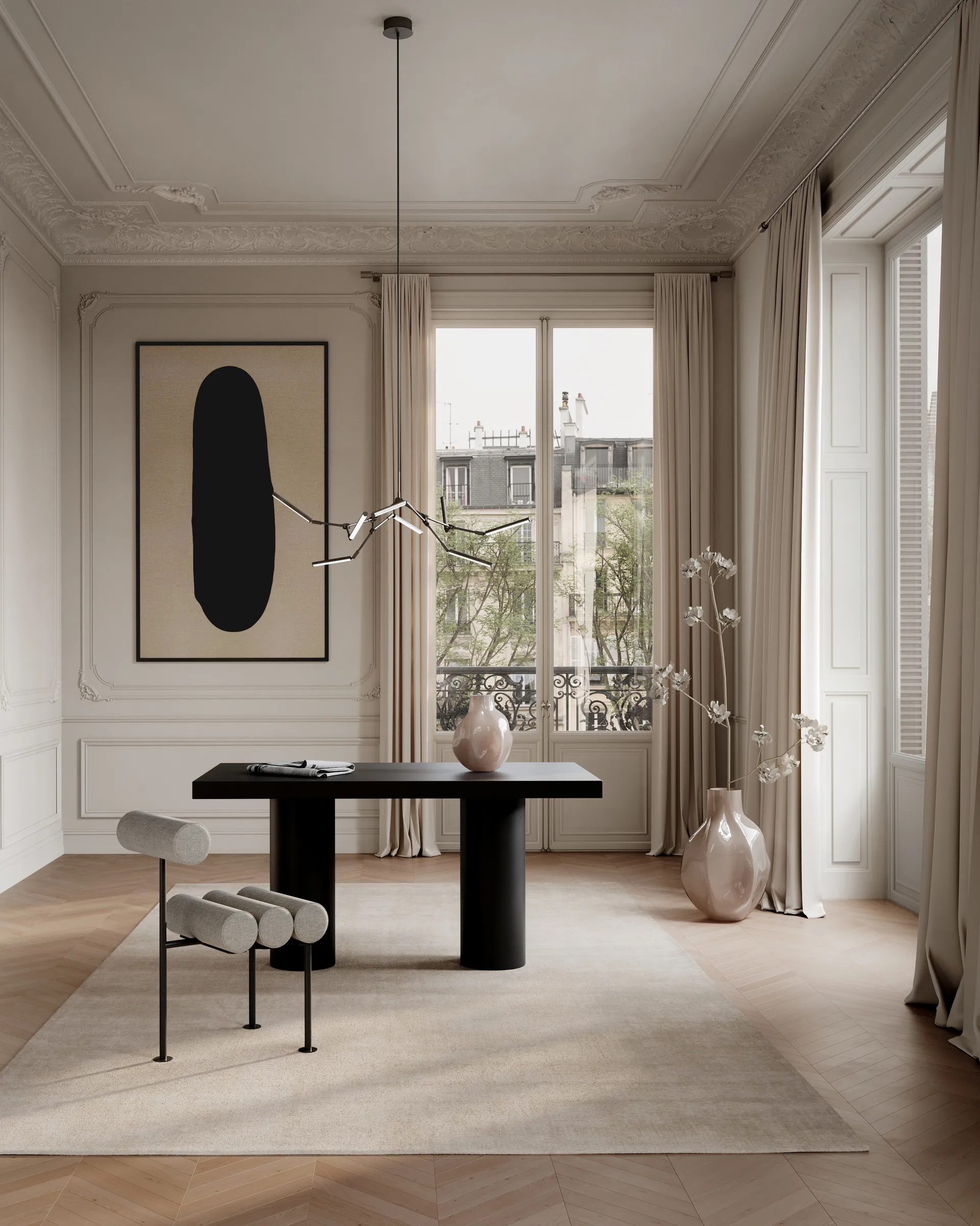 Żyrandol Stick Chandelier Mini, Brąz 101 Copenhagen