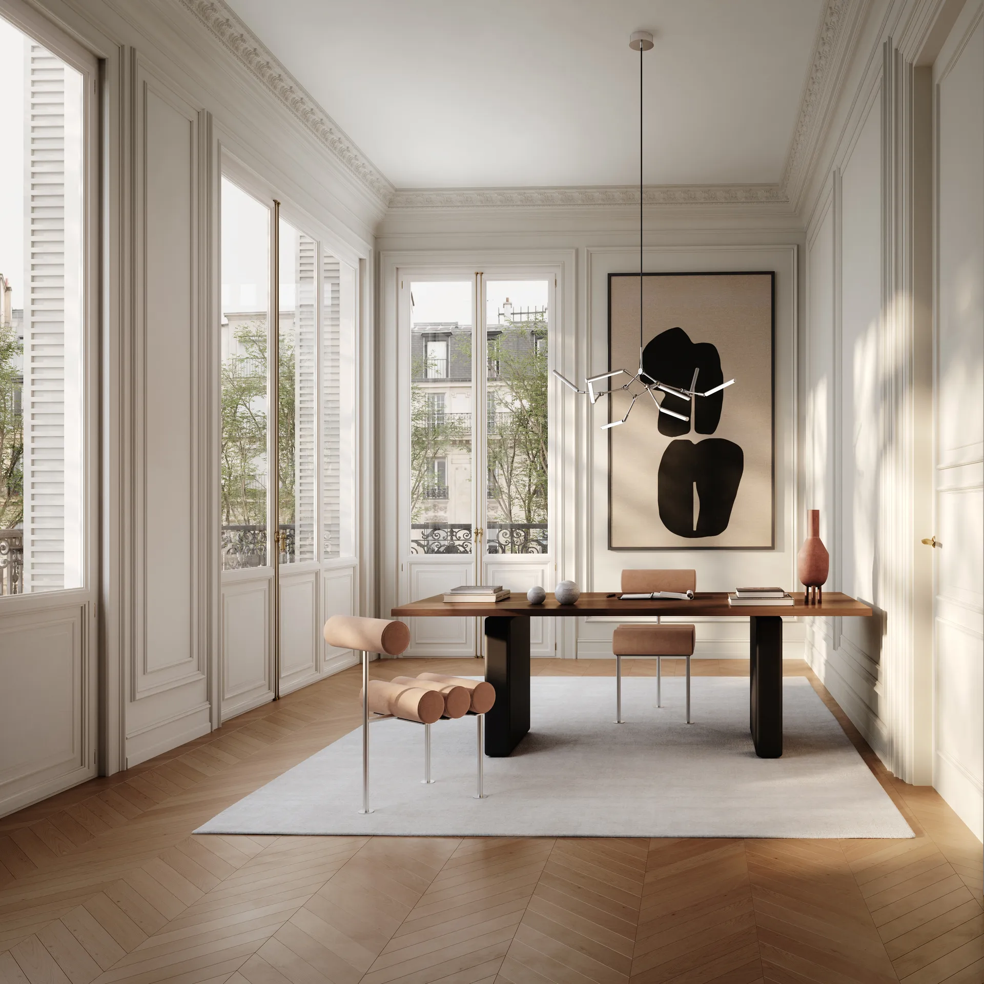 Żyrandol Stick Chandelier Mini, Chrom 101 Copenhagen