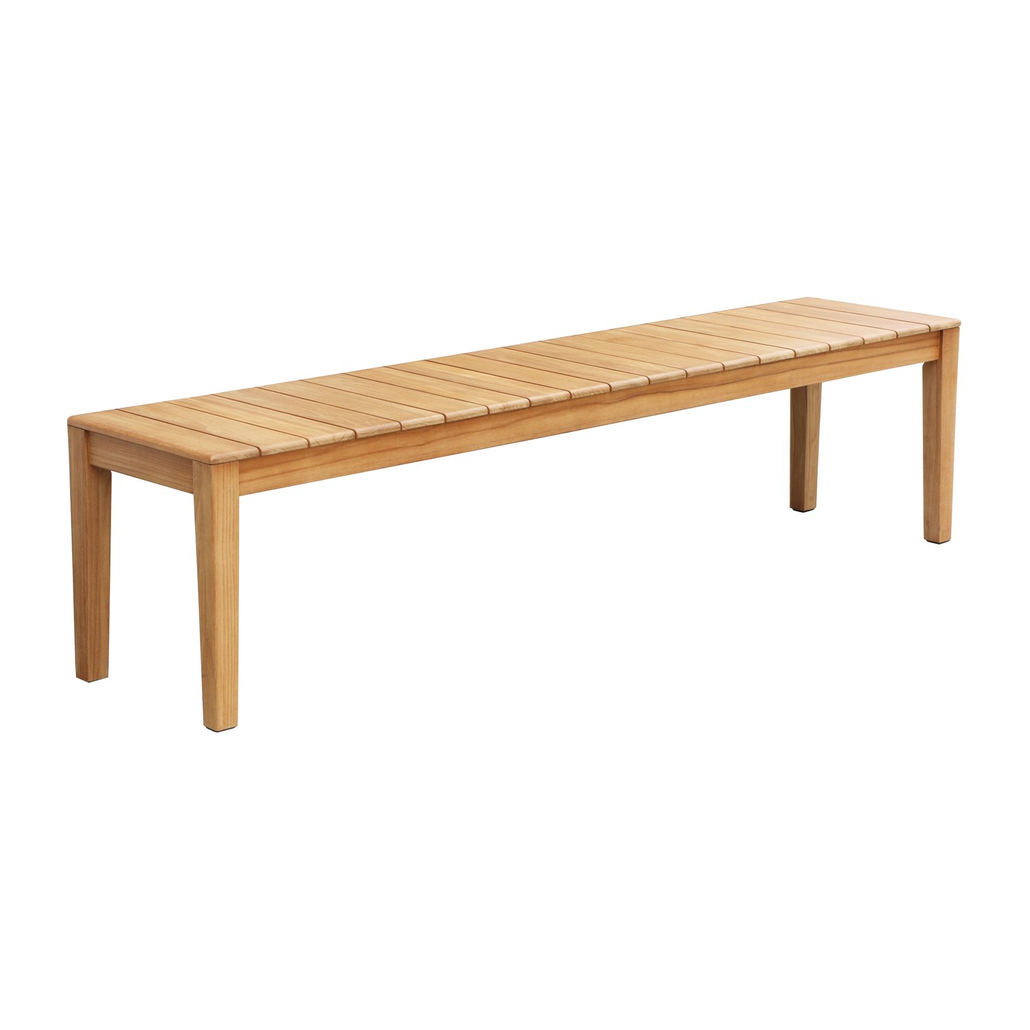 1898 Ławka Sköndal 199x40x45 cm Teak | Skandynawski Design | Brązowy