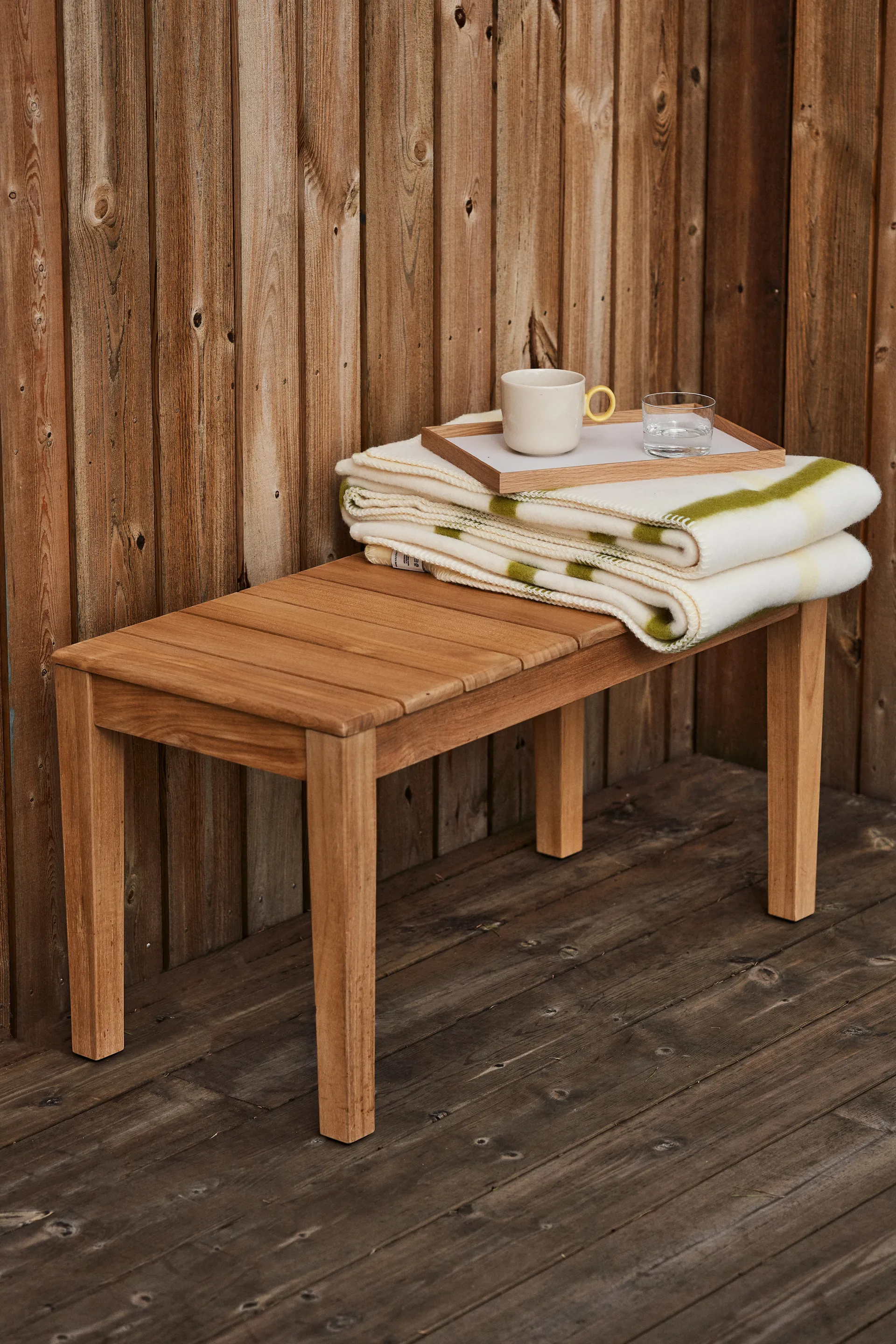 Ławka Sköndal 85x40x45 cm, Teak 1898