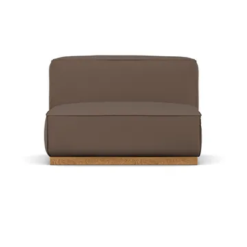 Bergsdal fotel 1,5-osobowy - Jump brown 1955-Jesion bejcowany na kolor dębu, 1,5-osobowa - 1898