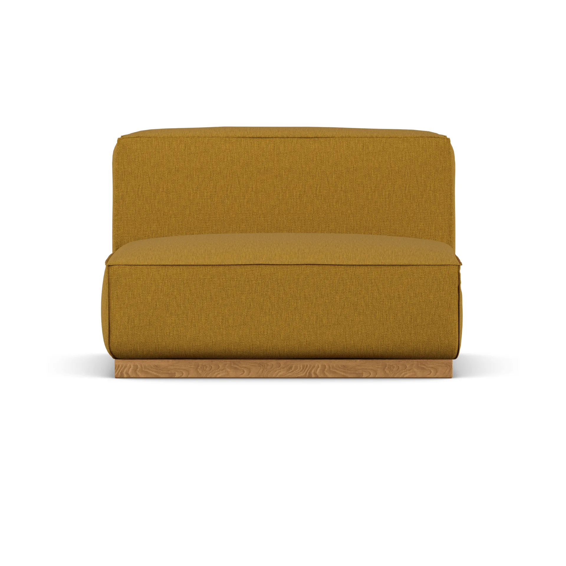 Bergsdal fotel 1,5-osobowy, Luisa mustard 1898