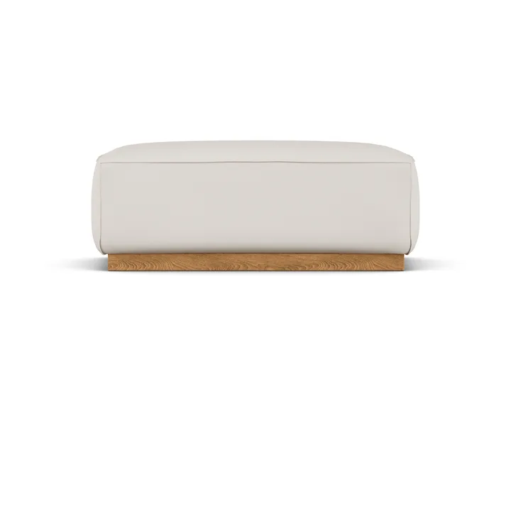 Bergsdal podnóżek - Caleido beige 9600-Jesion bejcowany na kolor dębu - 1898