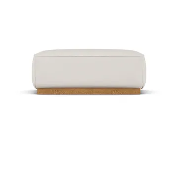 Bergsdal podnóżek - Caleido beige 9600-Jesion bejcowany na kolor dębu - 1898