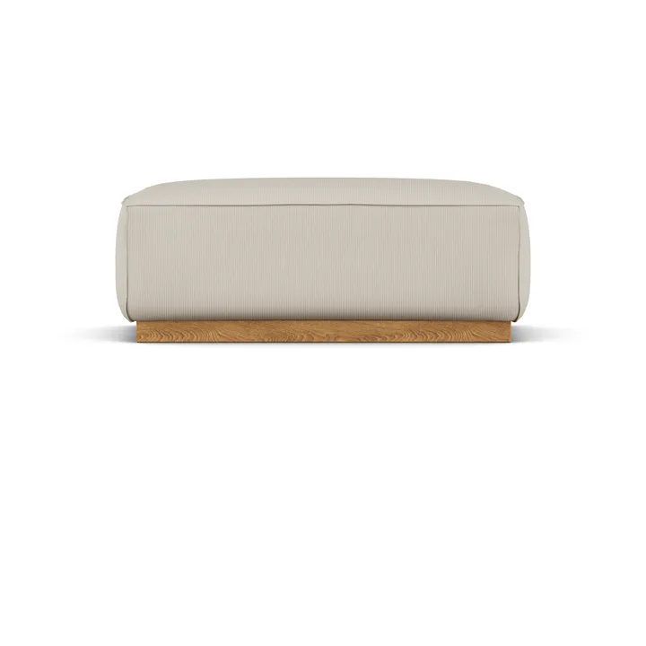 Bergsdal podnóżek - Jump beige 1956-Jesion bejcowany na kolor dębu - 1898