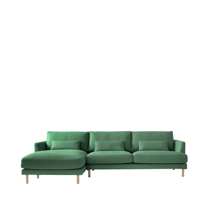 Bredhult C2 sofa modułowa - tkanina moss, biały olejde dębowe nogi - 1898