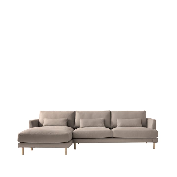 Bredhult C2 sofa modułowa, tkanina stone, biały olejde dębowe nogi 1898