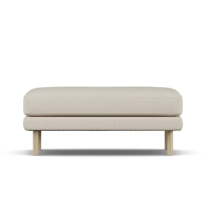 Bredhult podnóżek - Jump Beige 1956-dąb olejowany na biało - 1898