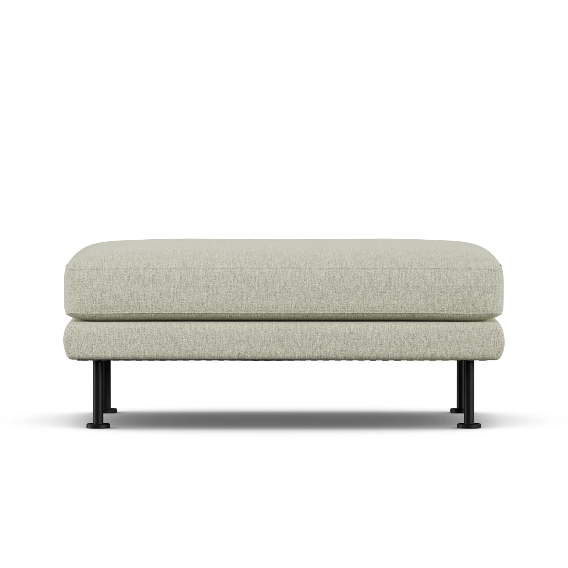 Bredhult podnóżek, Luiza Beige 3981-stal czarna 1898