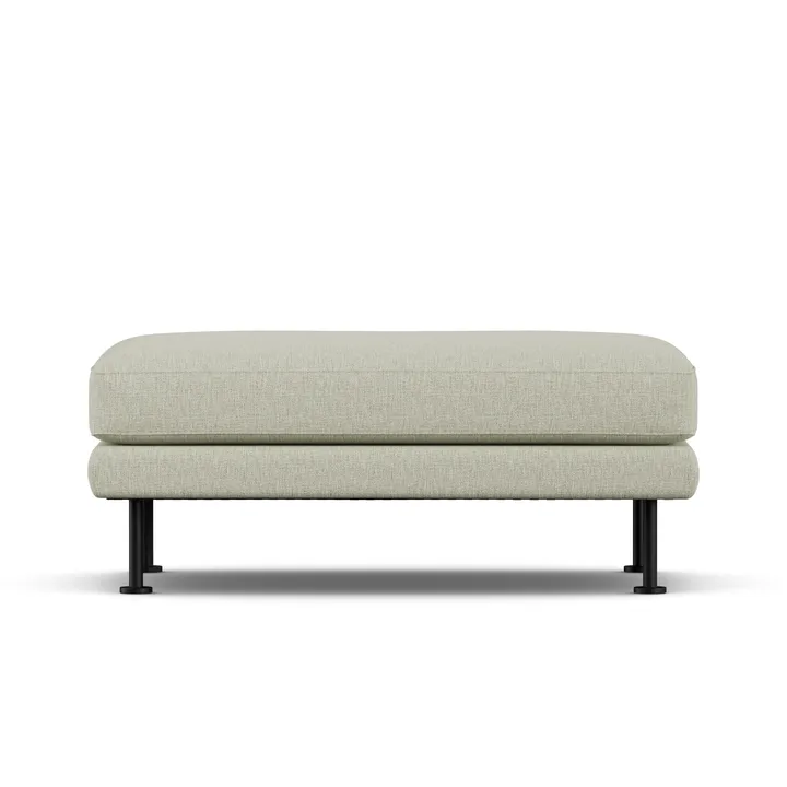 Bredhult podnóżek - Luiza Beige 3981-stal czarna - 1898