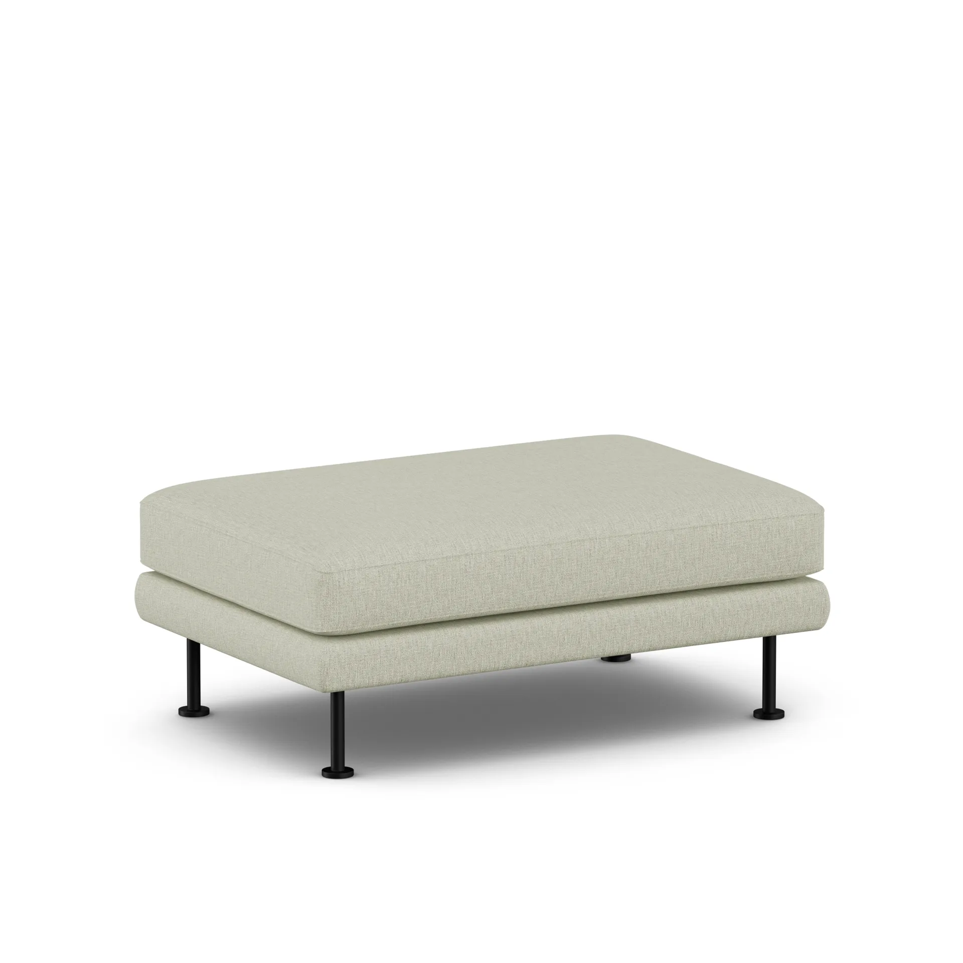 Bredhult podnóżek, Luiza Beige 3981-stal czarna 1898