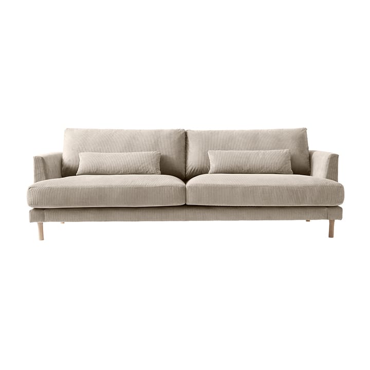 Bredhult Sofa 3-osobowa, dąb olejowany na biało - Jump 1956 Beige - 1898