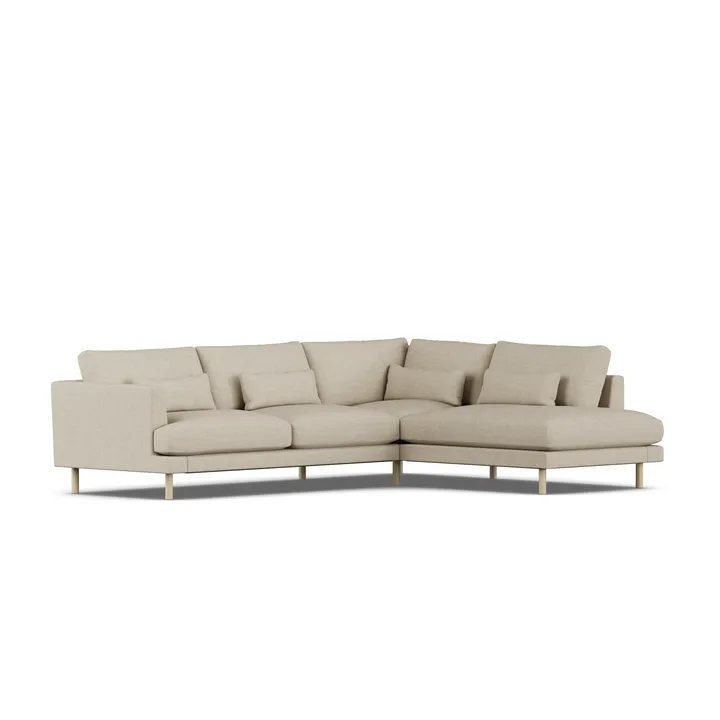 Bredhult sofa - Bern Beige 0341-dąb olejowany na biało, 3-osobowa A1 - 1898