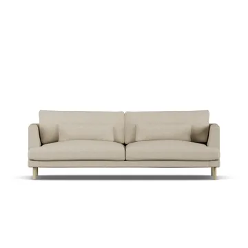 Bredhult sofa - Bern Beige 0341-dąb olejowany na biało, 3-osobowa - 1898
