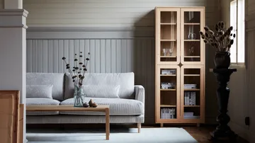 Bredhult sofa - Bern Beige 0341-dąb olejowany na biało, 3-osobowa - 1898